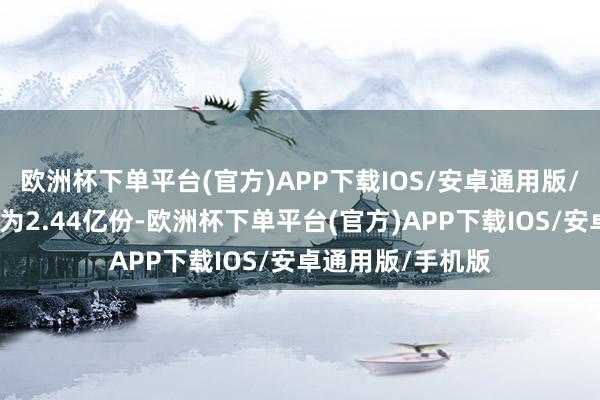 欧洲杯下单平台(官方)APP下载IOS/安卓通用版/手机版最新份额为2.44亿份-欧洲杯下单平台(官方)APP下载IOS/安卓通用版/手机版