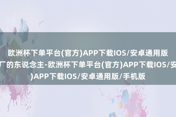 欧洲杯下单平台(官方)APP下载IOS/安卓通用版/手机版我是个下厂的东说念主-欧洲杯下单平台(官方)APP下载IO