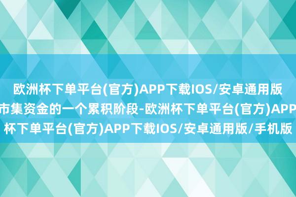 欧洲杯下单平台(官方)APP下载IOS/安卓通用版/手机版核心不错被视为市集资金的一个累积阶段-欧洲杯下单平台(官方