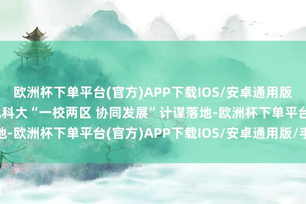 欧洲杯下单平台(官方)APP下载IOS/安卓通用版/手机版将更好地助力北科大“一校两区 协同发展”计谋落地-欧洲杯下